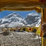 Bis zu 1500 Menschen tummeln sich im nepalesischen Base-Camp in der Frühjahrssaison