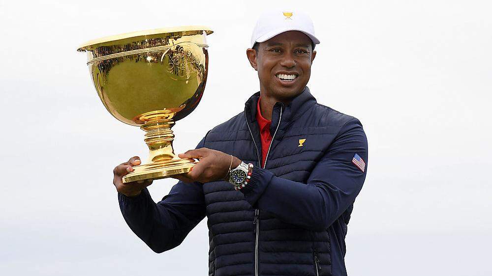 Tiger Woods führte seine Manncshaft zum Sieg beim Presidents Cup - als Kapitän und mit drei erspielten Punkten 