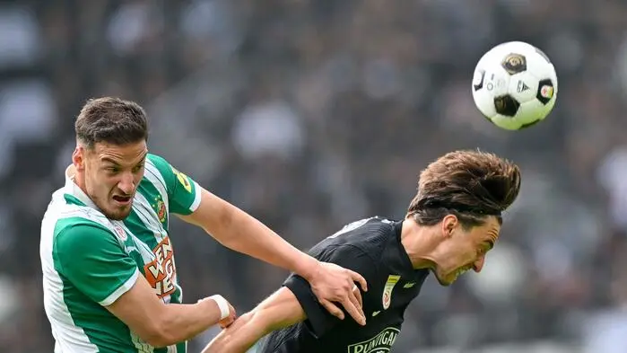 Ercan Kara im Duell mit Albert Vallci