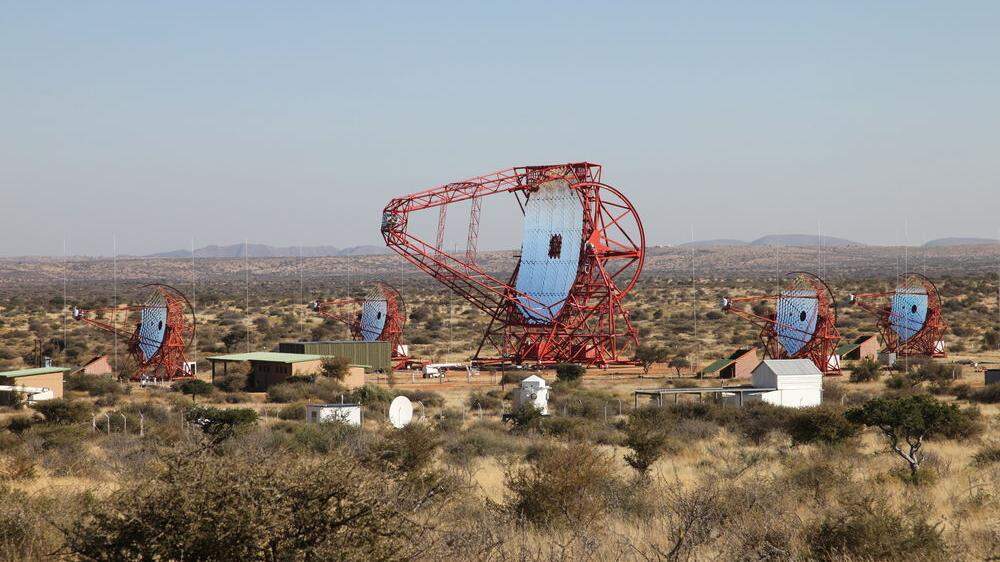 H.E.S.S.-Teleskop in Namibia
