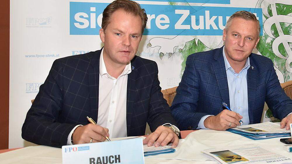 Walter Rauch und Mario Kunasek (FPÖ) 