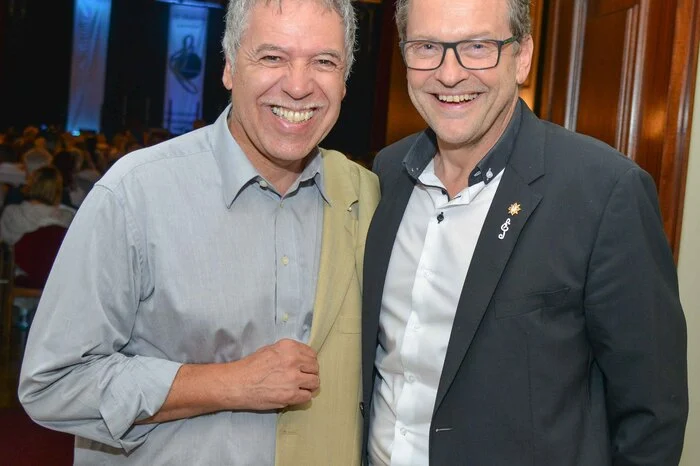 Franz Eder, Kulturreferent der Stadt Spittal und Josef Pleikner, Obmann der Musikwochen Millstatt. 