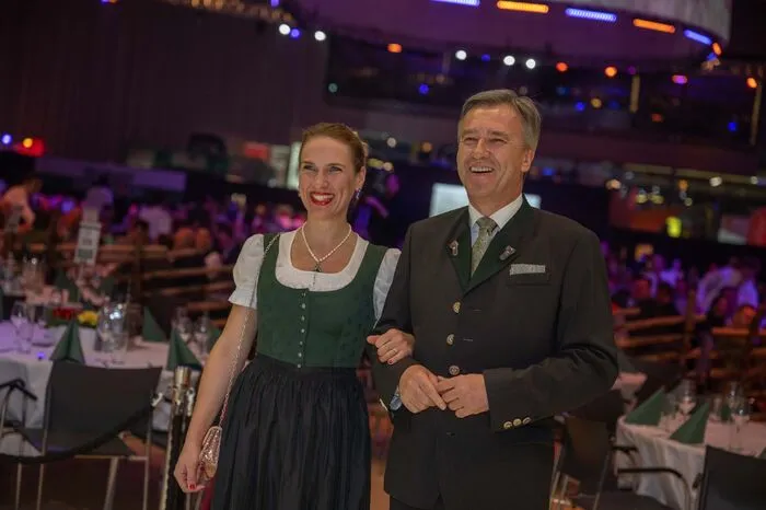 Sturm-Präsident Christian Jauk und Kathrin Nachbaur