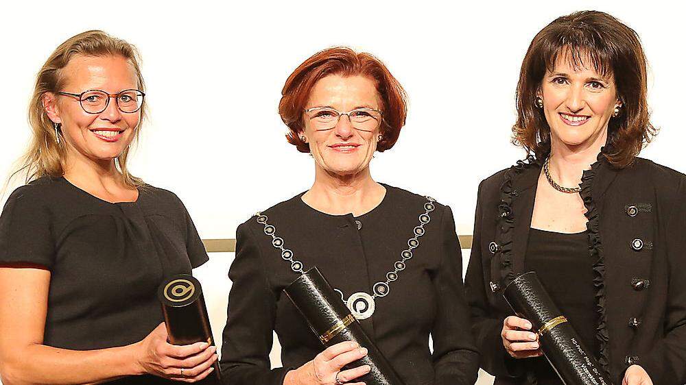 Beatrix Karl, Elgrid Messner, Regina Weitlaner