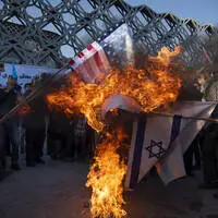 Iranische Proteste gegen die USA und Israel