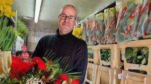 Michael Van Heeswijk führt seit 18 Jahren sein Geschäft &quot;Blumen Maureen&quot; in Leibnitz.