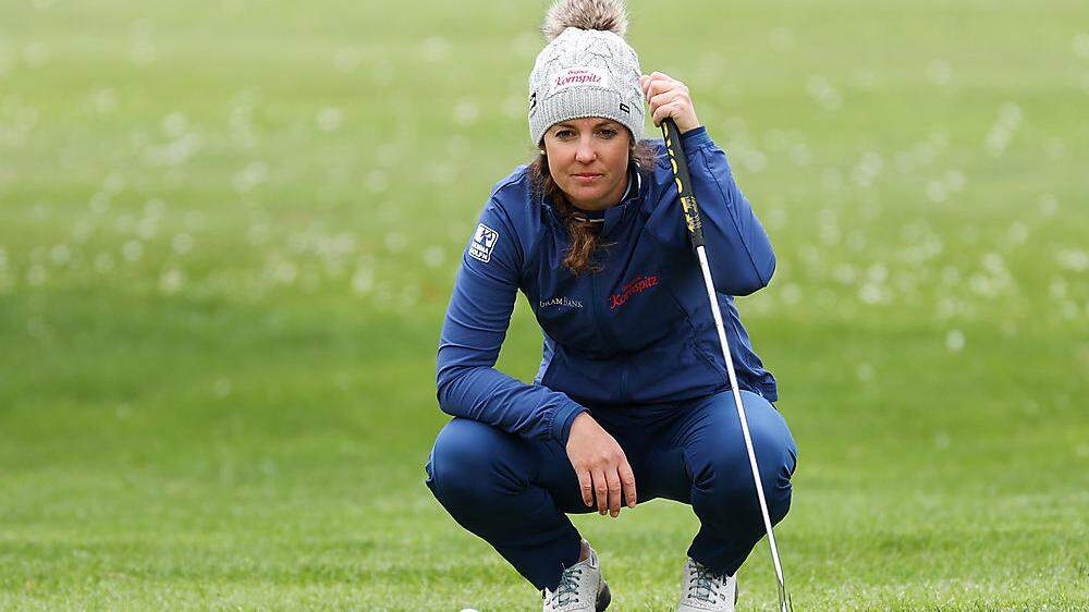 Christine Wolfs spielt am Sonntag die entscheidende Golf-Runde beim Mixed-Turnier in Schweden