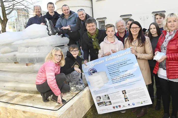 Die Eisblockwette weist auf optimale Dämmung von Häusern hin.