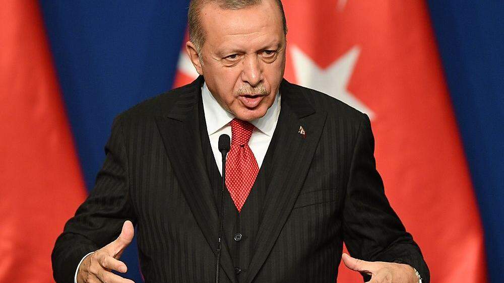 Erdogan am Rande seines Besuchs bei Orban in Budapest