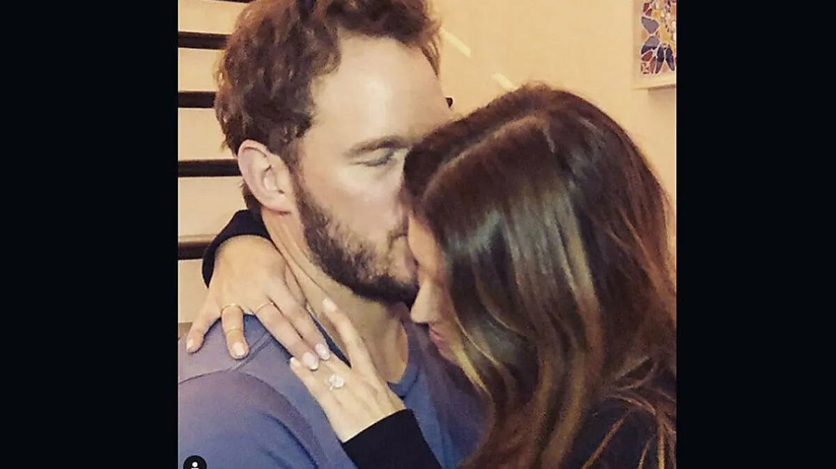 Mit diesem Foto gab Chris Pratt auf einem Instagram-Account die Verlobung bekannt