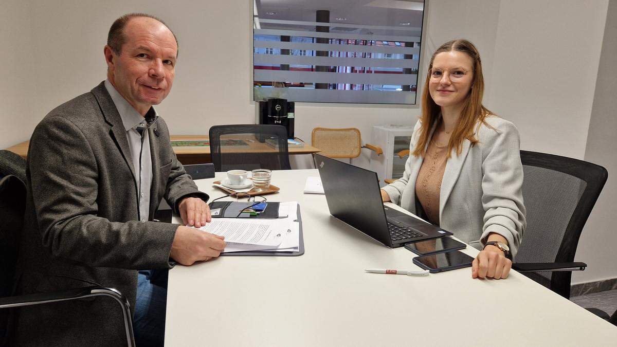 Der AMS-Leiter Edmund Hacker gibt einen Ausblick auf den Arbeitsmarkt im kommenden Jahr