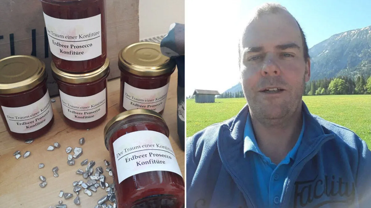 Die Erdbeer-Prosecco-Marmelade ist einer von Daniel Neukirchs Verkaufsschlagern