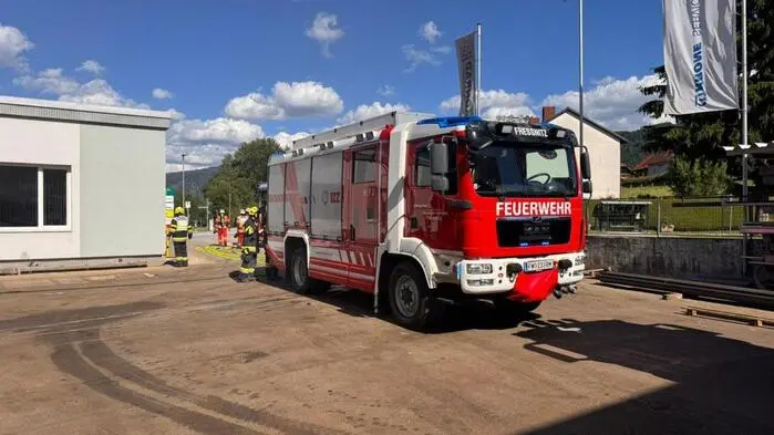 Die Feuerwehren Freßnitz, Krieglach und Krieglach-Werk waren im Einsatz