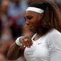 Eine weinende Serena Williams