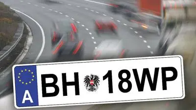 Dieses Kennzeichen wäre gleich dreifach anstößig: BH = Blood & Honour, 18 = Adolf Hitler, WP = White Power