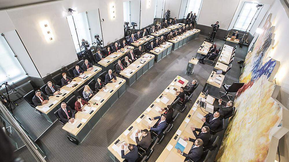 36 Abgeordnete sitzen im Kärntner Landtag