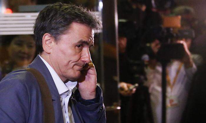 Der griechische Finanzminister Euclid Tsakalotos