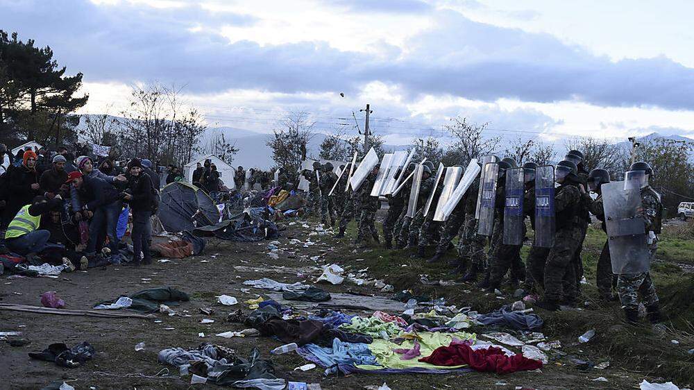 Die Spannungen an der Grenze zu Mazedonien werden immer größer