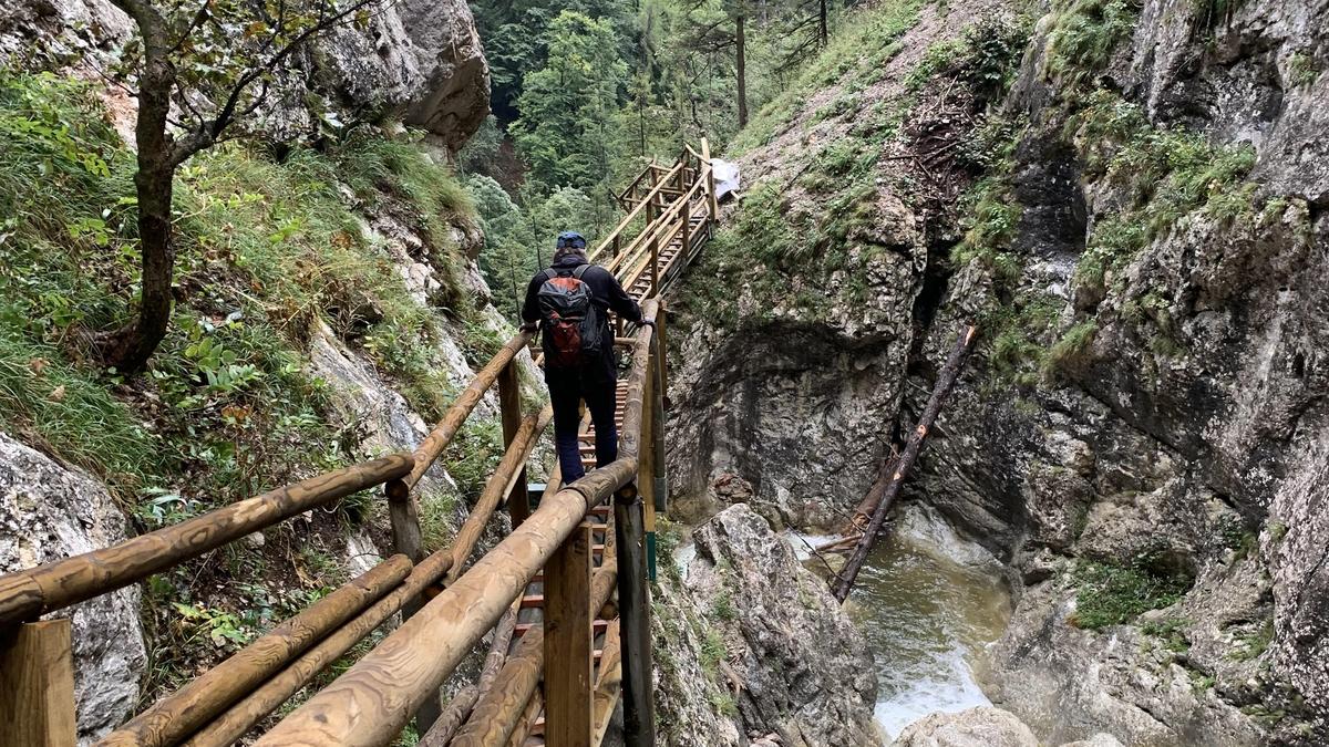 Die Bärenschützklamm ist bis Anfang Mai geschlossen