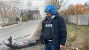 Der Korrespondent befand sich in einer gefährlichen Situation