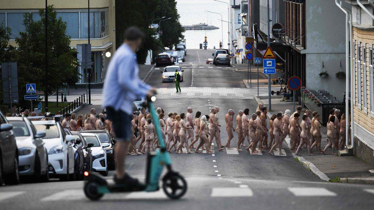 Spencer Tunick hat sich mit seinen Nackt-Aktionen weltweit einen Namen gemacht