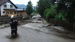 Archivbild: Der Lammerbach tritt regelmäßig über die Ufer 