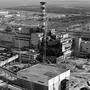 Ein Bild aus Tschernobyl kurz nach der Explosion im Jahr 1986