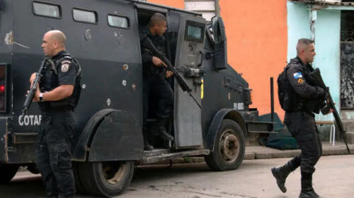 Großer Polizeieinsatz in Brasilien