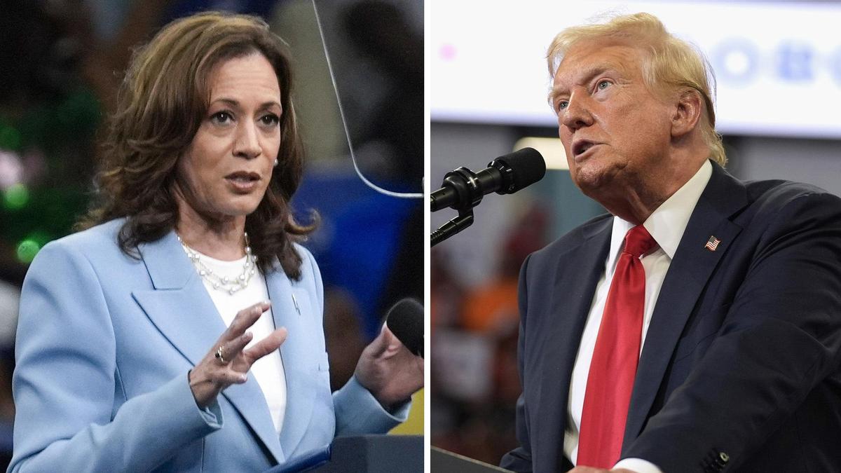 Kamala Harris und Donald Trump treffen erstmals in einem TV-Duell aufeinander