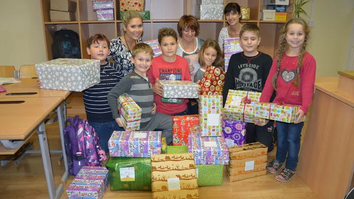 Einen wahren Geschenke-Regen gab es im Kinderhort Bärnbach
