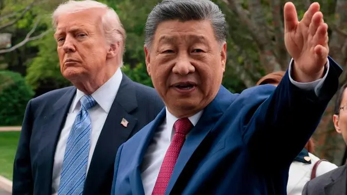 Xi Jinping, Chinas mächtiger Parteivorsitzender, besucht Trump am Mittwoch in Washington (Evan Vucci/Pool Photo via AP, Pool)