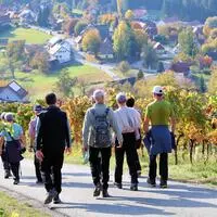 Stürmische Wanderung