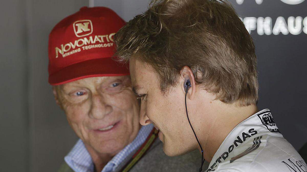 Niki Lauda und Nico Rosberg