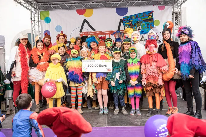 Gruppe: 1. Platz Kindertheater Mariagrün: Die schrägen Vögel