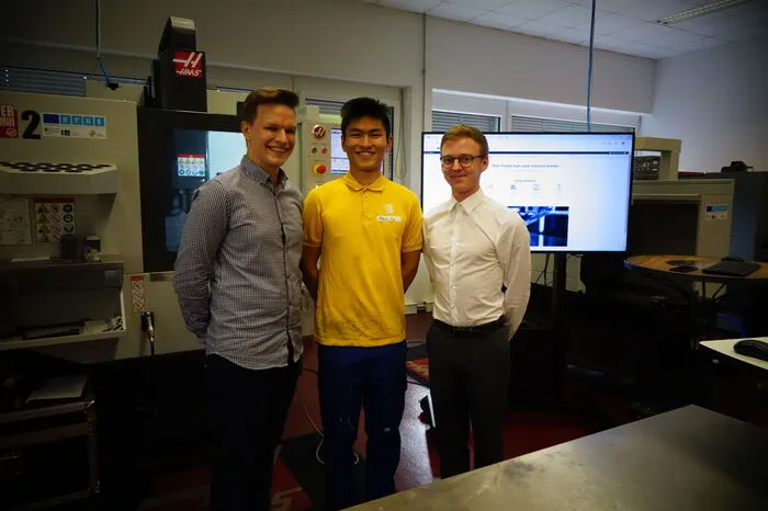 Genutzt wird das Labor schon eifrig. Unter anderem von den drei Schülern Martin Steppeler, Zheyu Xu und Moritz Trupper, die auch mithilfe des Science Labs ihr Diplomarbeitsprojekt verwirklichen.
