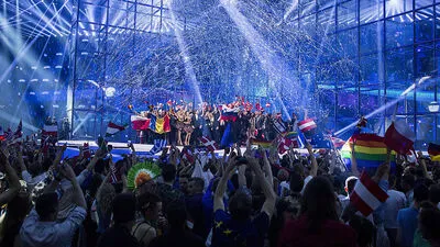 Die Fans beim diesjährigen Song Contest in Kopenhagen