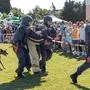 Es gab auch eine Vorführung der Polizeihunde und der Schnellen Interventionsgruppe