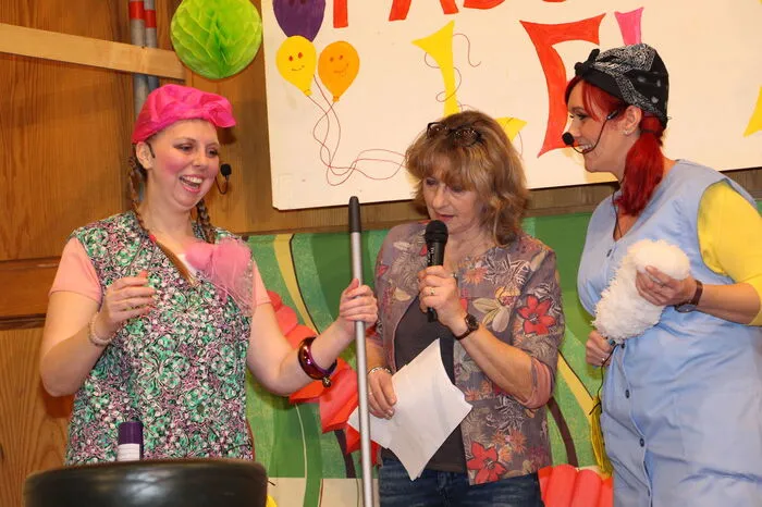 Kristina Kabusch, Anneliese Oberscheider und Carina Schwarz