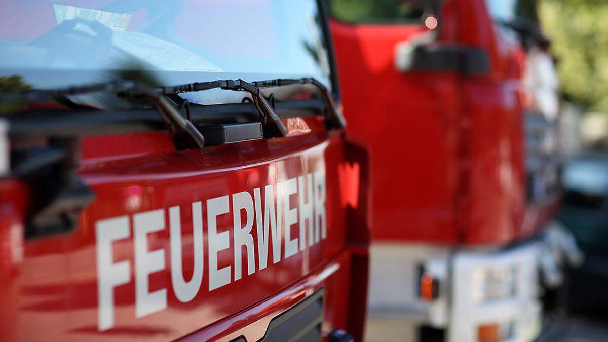 Die Feuerwehr war binnen Minuten am Brandort