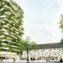 Bäume sollen den Bau zum vertikalen Wald machen.