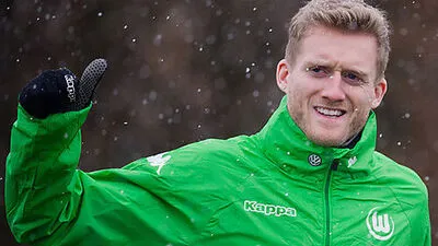Andre Schürrle trainierte bereits zum ersten Mal in Wolfsburg