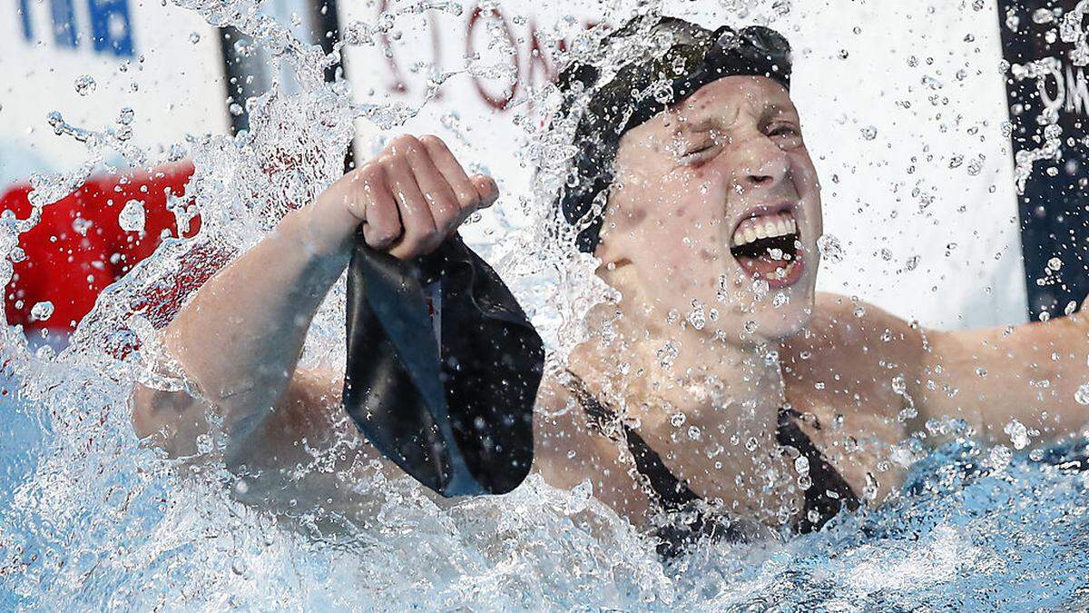 Katie Ledeckey holte als erste Frau fünf WM-Titel über die Kraul-Strecken