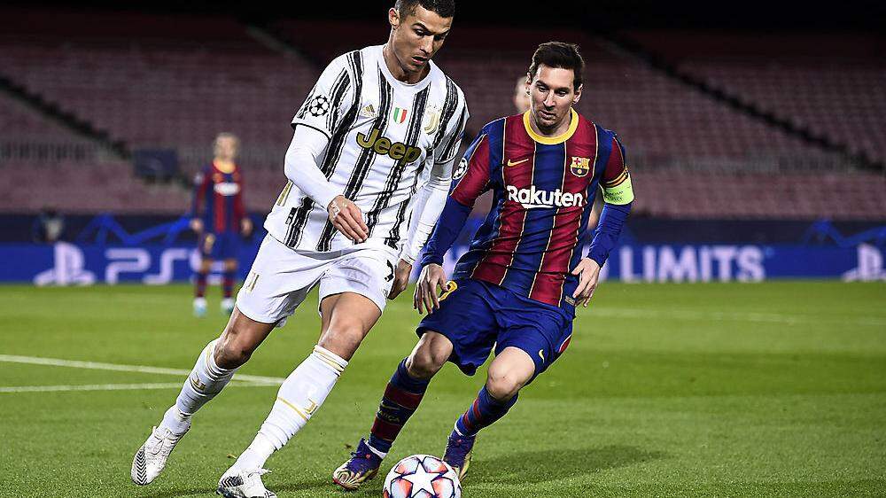 Der Kaiser neue Kleider kommen bald: Cristiano Ronaldo und Lionel Messi 