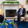 Entspannte Atmosphäre: Angela Merkel zu Gast bei Joe Biden