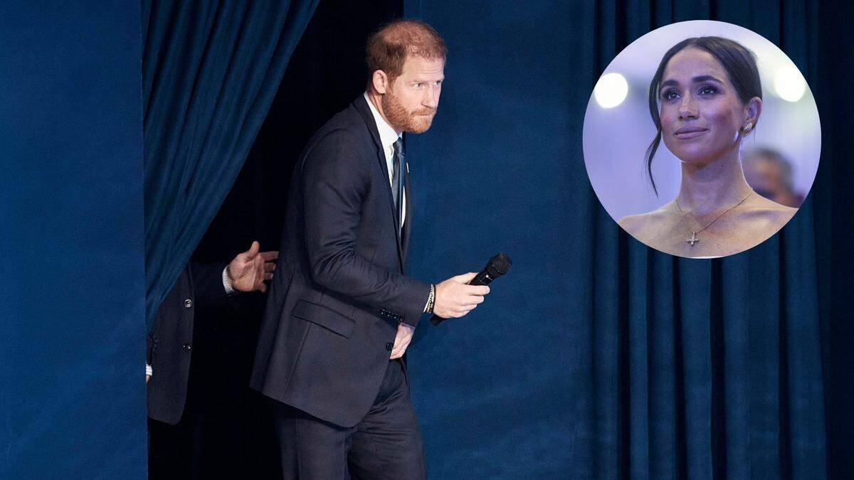 Harry wurde schon länger nicht  mehr mit seiner Ehefrau Meghan gesehen - das heizt die Gerüchteküche an