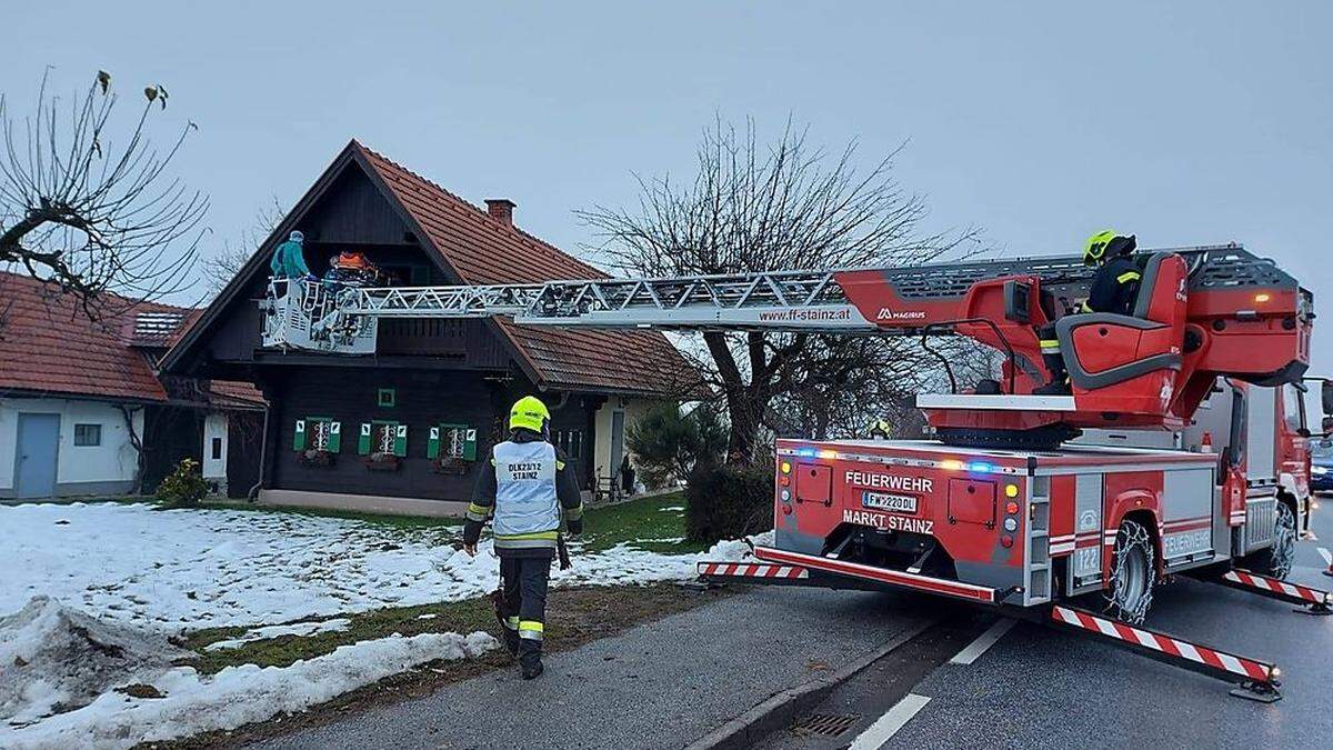 Feuerwehreinsatz in Rassach