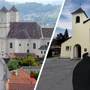 Der katholische Pfarrer Anton Herk-Pickl, und der evangelische Pfarrer Karlheinz Böhmer 