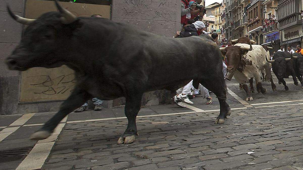 Stiertreiben haben in Spanien Tradition (Archivbild)