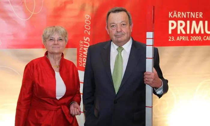 Eva und Herbert Liaunig bei der Verleihung des "Primus" 2009