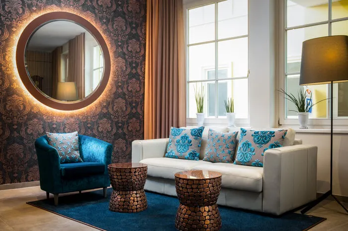 Die Lobby im Hotel Post